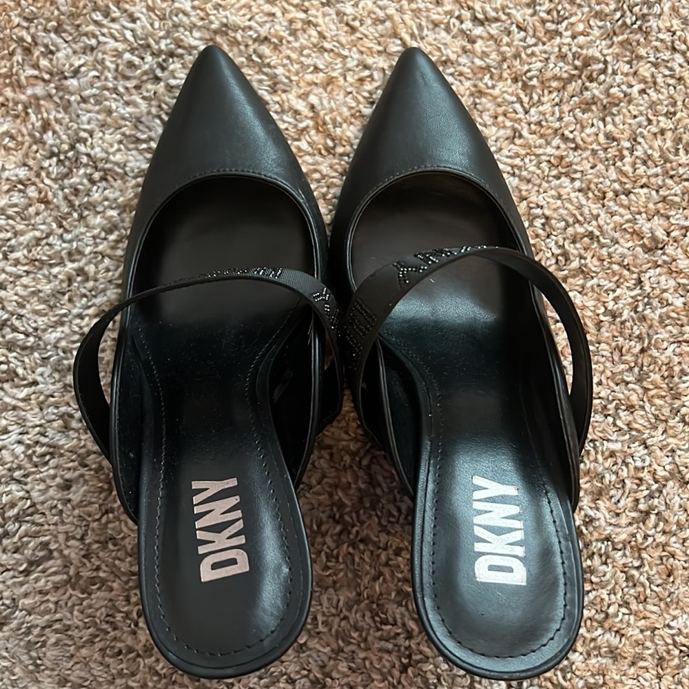 Sparkly!! DKNY Mules!
